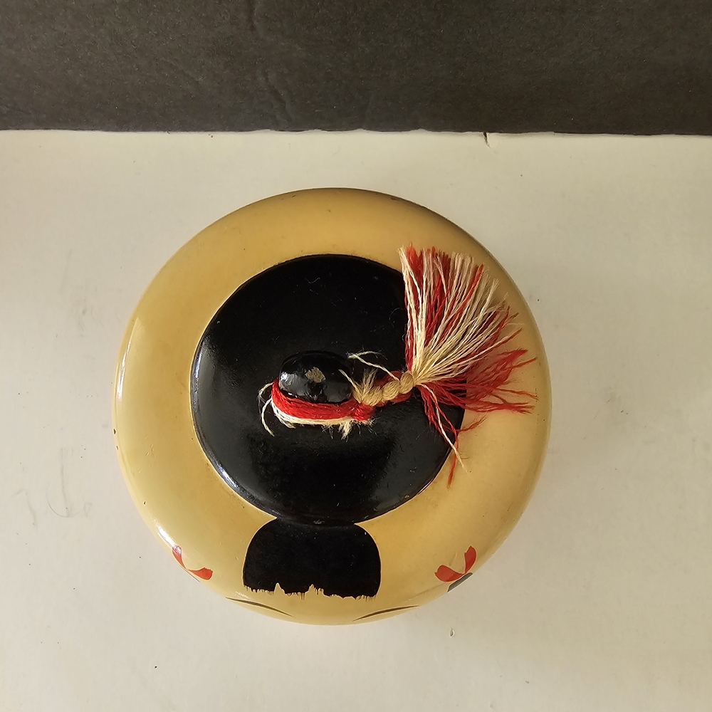Handcrafted Decorative Box with Asian Doll Design - Picture 8 of 11